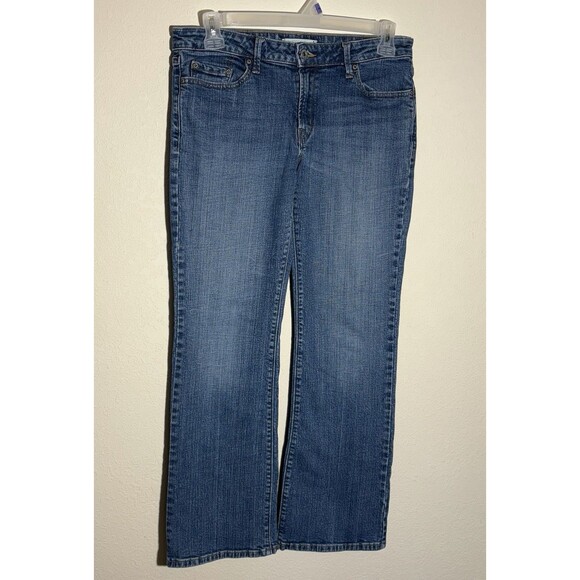 Levi's 545 Low Boot Cut Jeans Women's 12M Medium Wash Denim Casual Everyday - Picture 1 of 10